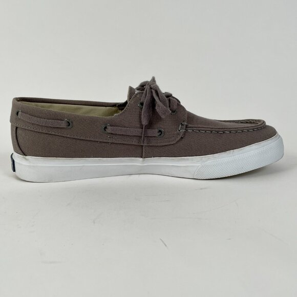 Sperry Bahama II Canvas Boat Shoe Sneaker, Medium Beige, Like New, Size 11 - Picture 4 of 10